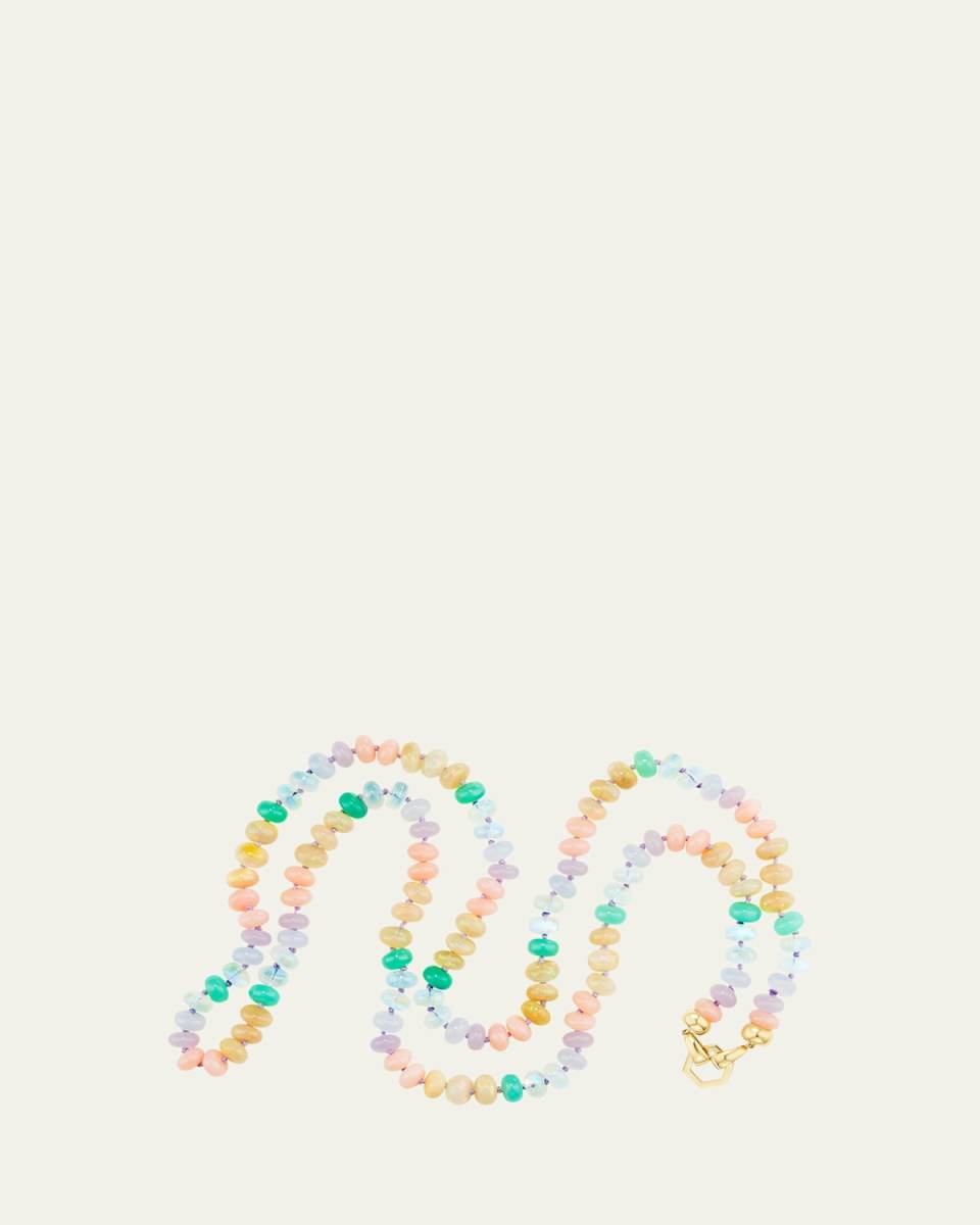Pastel Bead Foundation Necklace
